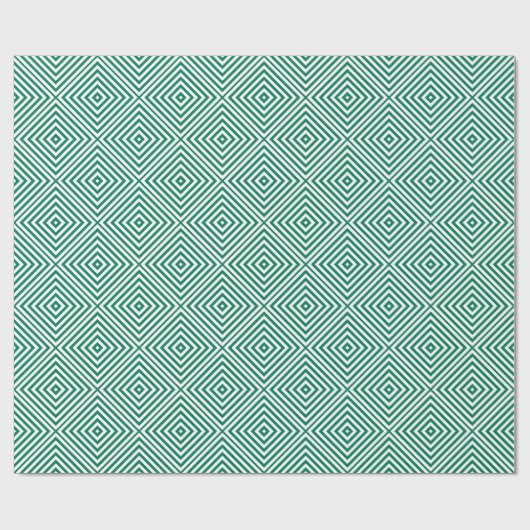 Emerald Diamond Chevron in Emporiomoffa Cadeaupapier (Vlak)