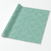 Emerald Diamond Chevron in Emporiomoffa Cadeaupapier (Uitgerold)