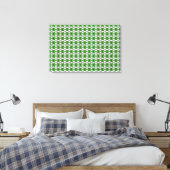 Emerald Diamond Gemstone Art Green Canvas Afdruk (Insitu (Slaapkamer))