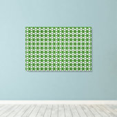 Emerald Diamond Gemstone Art Green Canvas Afdruk (Insitu (Houten vloer))
