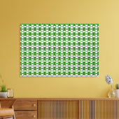 Emerald Diamond Gemstone Art Green Canvas Afdruk (Insitu (Woonkamer))