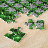 Emerald Diamond Gemstone Art Green Legpuzzel (Zijkant)