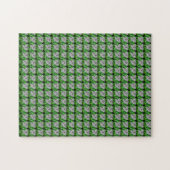 Emerald Diamond Gemstone Art Green Legpuzzel (Horizontaal)