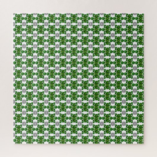 Emerald Diamond Gemstone Art Green Legpuzzel (Verticaal)