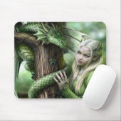 Emerald Dragon en Elf Muismat (Met muis)