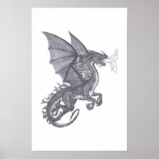 emerald dragon poster