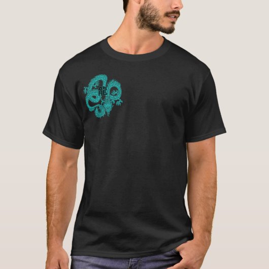 Emerald Dragon Streetwear T-Shirt (Voorkant)