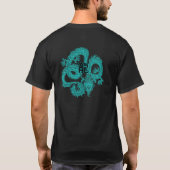 Emerald Dragon Streetwear T-Shirt (Achterkant)