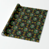 Emerald Dragon Wrapping Papier (Uitgerold)