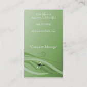 Emerald Dragonflies Visitekaartje (Achterkant)