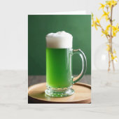 Emerald Drank Viering Kaart (Gele Bloem)