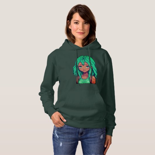 Emerald Dreamer Hoodie (Voorkant volledig)