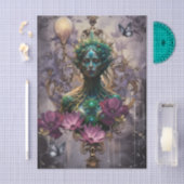 Emerald Dreams Fantasy Forest Queen Decoupage Tissuepapier (Craft)