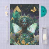 Emerald Dreams Fantasy Forest Queen Decoupage Tissuepapier (Craft)