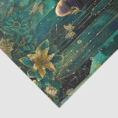 Emerald Dreams Fantasy Forest Queen Decoupage Tissuepapier (Detail)