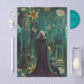 Emerald Dreams Fantasy Forest Queen Decoupage Tissuepapier (Craft)