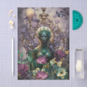 Emerald Dreams Fantasy Forest Queen Decoupage Tissuepapier (Craft)