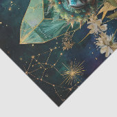 Emerald Dreams Fantasy Forest Queen Decoupage Tissuepapier (Detail)