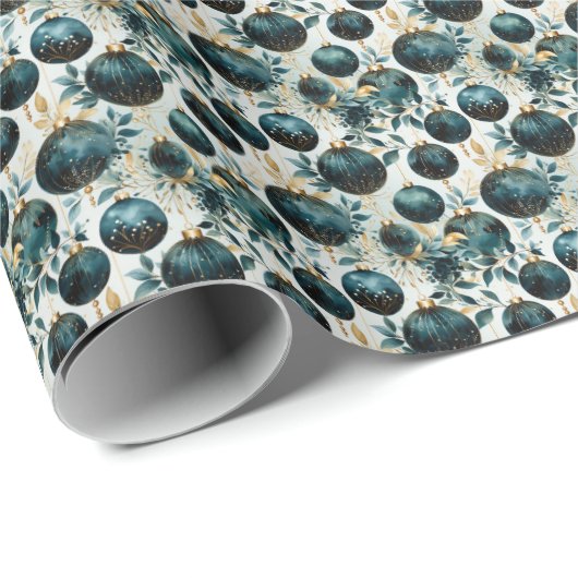 Emerald Dreams: Groen en Goud Cadeaupapier (Rol Hoek)