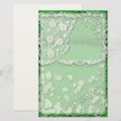 Emerald Dreams Junk Journal Stijl Trompe L'oeil Briefpapier (Voorkant / Achterkant)