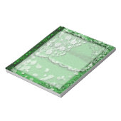 Emerald Dreams Junk Journal Style Trompe L'oeil Notitieblok (Linkerzijde)