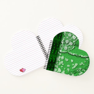 Emerald Dreams Trompe L'oeil Junk Journal Stijl  Notitieboek