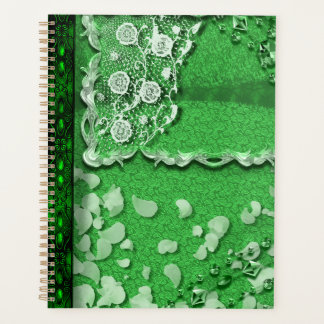 Emerald Dreams Trompe L'oeil Junk Journal Stijl Planner