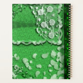 Emerald Dreams Trompe L'oeil Junk Journal Style  Planner (Achterkant)