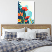 Emerald Dreamscape Canvas Afdruk (Insitu (Slaapkamer))