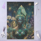 Emerald Dromen Fantasy Forest Koningin Decoupage Tissuepapier (Craft)