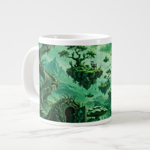 Emerald Droom Surreal Landschap Schakeringen van G Grote Koffiekop