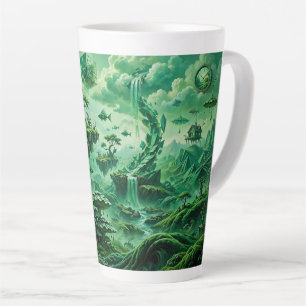 Emerald Droom Surreal Landschap Schakeringen van G Latte Mok