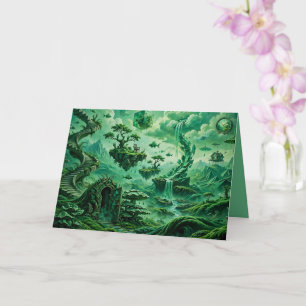 Emerald Droom Surreal Landschaps Schakeringen van Kaart