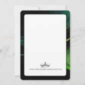 Emerald Dust Premium Pageant Promo Card Kaart (Achterkant)