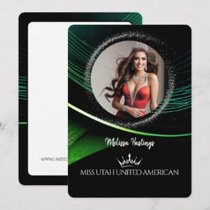 Emerald Dust Premium Pageant Promo Kaart