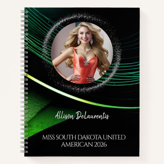 Emerald Dust Ultimate Pageant Checklist Notebook Notitieboek (Voorkant)
