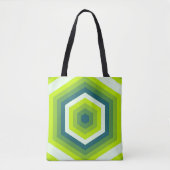 Emerald Echoes Tote Bag (Voorkant)