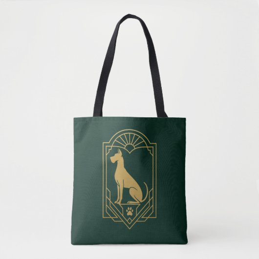 Emerald Elegance Canvas tas (Voorkant)