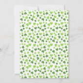 Emerald Elegance: St. Patrick's Day Bisschop Tribu Kaart (Achterkant)