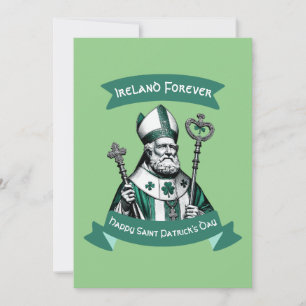 Emerald Elegance: St. Patrick's Day Bisschop Tribu Kaart