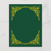 Emerald Elegance Wedding Menu (Achterkant)