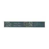Emerald Elegant Gold Floral Wreath Wedding (Individueel)