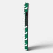 Emerald Elegant Houndstooth Case-Mate iPhone Case (Achterkant / Links)