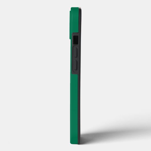Emerald Elegant Houndstooth met aangepaste tekst Case-Mate iPhone Case (Achterkant / Links)