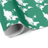 Emerald Elegant World Cadeaupapier (Rol Hoek)