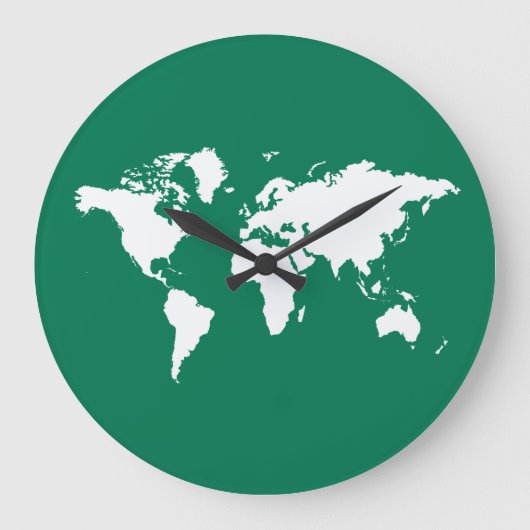 Emerald Elegant World Grote Klok (Voorkant)