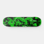 Emerald Emperor Dragon Element Custom Pro Board Skateboard (Horizontaal)