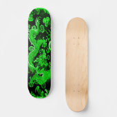 Emerald Emperor Dragon Element Custom Pro Board Skateboard (Voorkant)