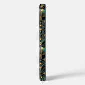 Emerald en goud art deco thema Case-Mate iPhone case (Achterkant / Links)