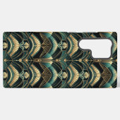 Emerald en goud art deco thema samsung galaxy hoesje (Achterkant horizontaal)